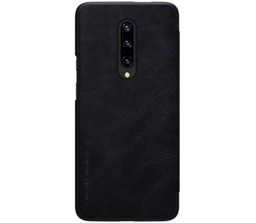 Nillkin Qin PU Leather Book Case voor OnePlus 7 Pro - Zwart  Zwart