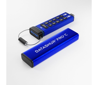 iStorage datAshur PRO+C 512GB Blauw