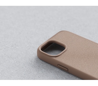 Njord byElements Fabric MagSafe Case iPhone 15 Plus, Pink Sand