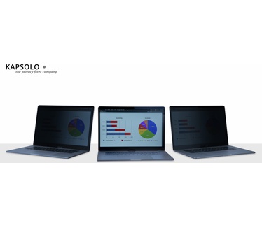 KAPSOLO 2-Way Plug In Privacy Screen / Privacy Filter for Microsoft Surface Book 2 15