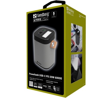 Sandberg Powerbank USB-C PD 20W 60000