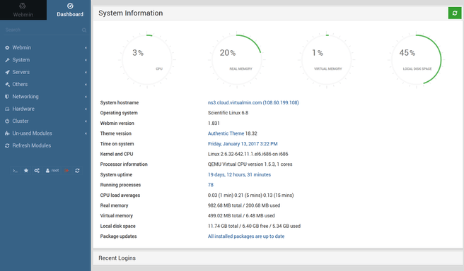 Webmin 1.831