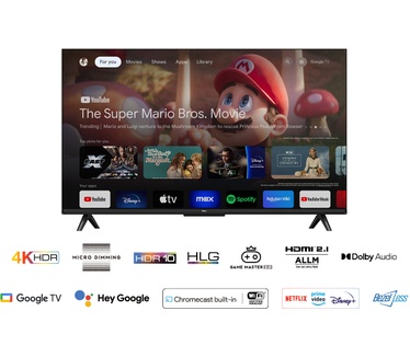 TCL 43P655 Zwart