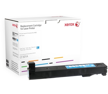 Xerox Cyaan toner cartridge. Gelijk aan HP CF301A. Compatibel met HP Colour LaserJet M880
