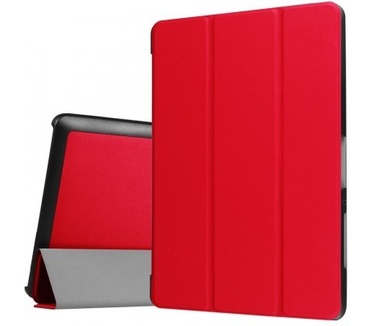 qMust Acer Iconia Tab 10 A3-A40 Smart Tri-Fold Case - Red