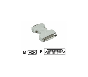 MCL Adaptateurs DVI-I vers HD15 (VGA) DVI-I Femelle / HD15 Male
