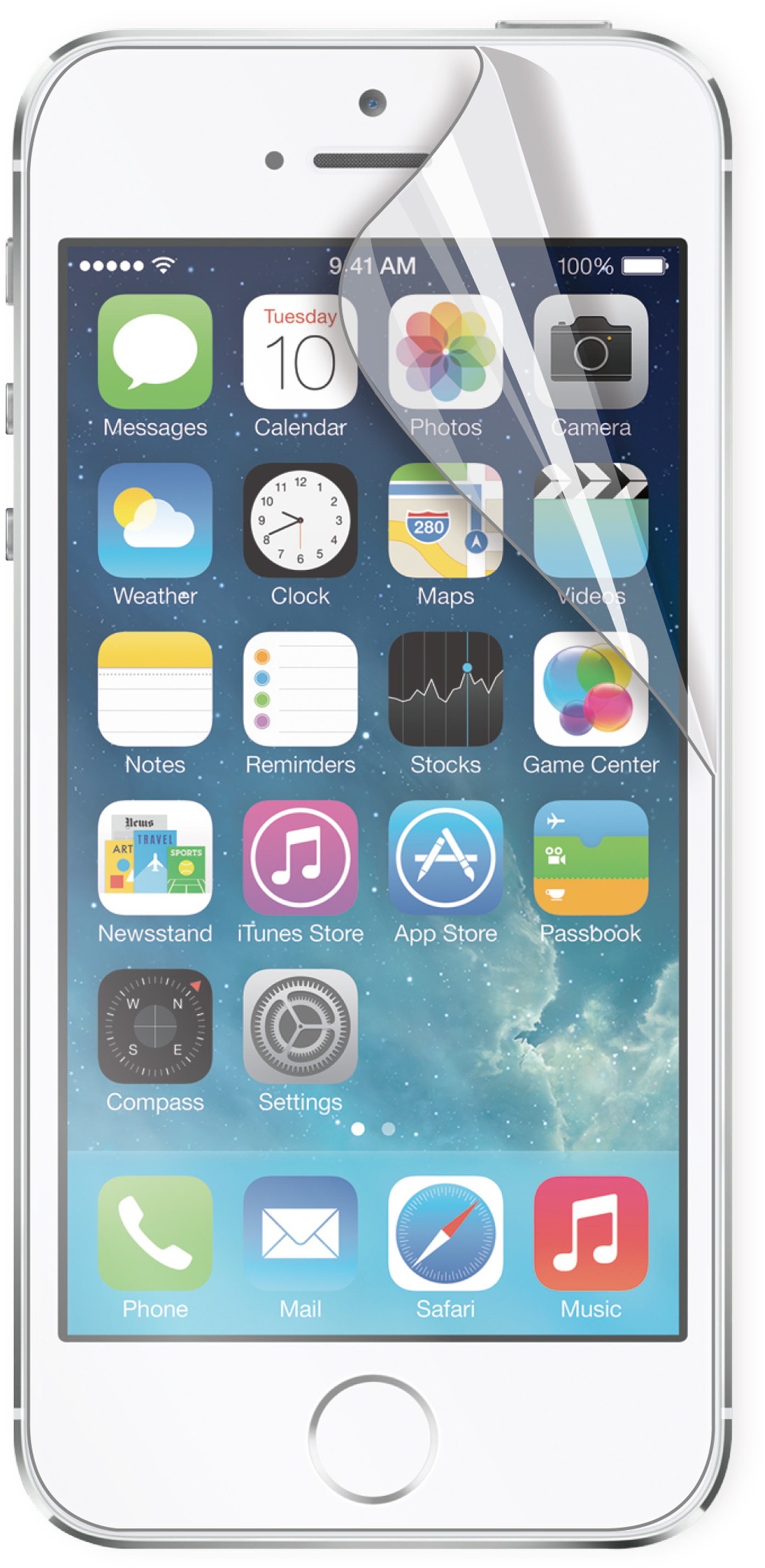 BeHello iPhone 5 / 5S / SE Screen Protector Glossy Transparent (iPhone