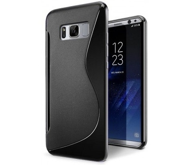 qMust Samsung Galaxy S8 Plus S-Style TPU case - Black