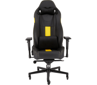 Corsair T2 ROAD WARRIOR Gaming Chair &#8212; Black/Yellow