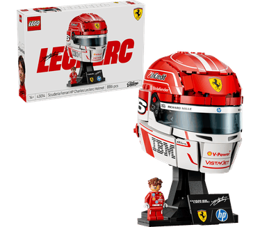 LEGO Editions Scuderia Ferrari HP helm van Charles Leclerc