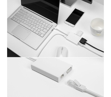 Xiaomi adapter USBC to VGA Gigabit Ethernet MultiAdapter