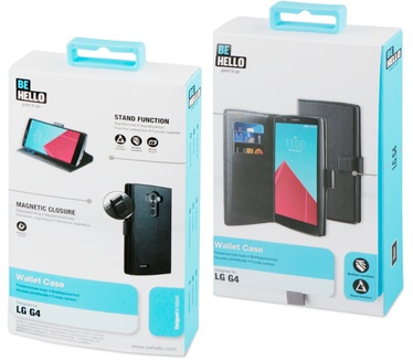 BeHello LG G4 Wallet Case Black