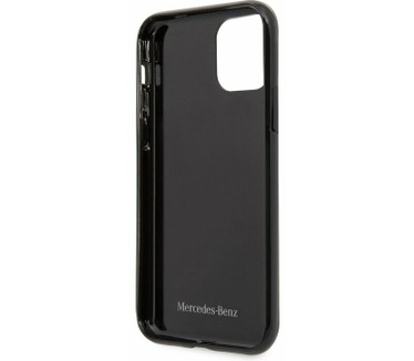 Mercedes-Benz Mercedes Silver Stars Back Case - Apple iPhone 11 (6.1") - Zwart Zwart