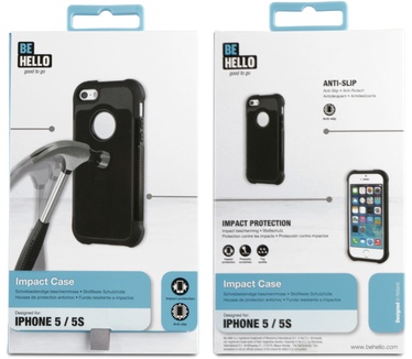 BeHello iPhone 5 / 5S / SE Impact Case Black
