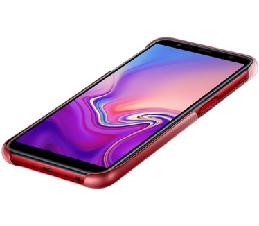 Samsung Galaxy J6+ Gradation Cover (Galaxy J6 Plus) Rood