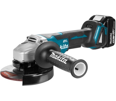 Makita DGA505RTJ (met 2 accus's)