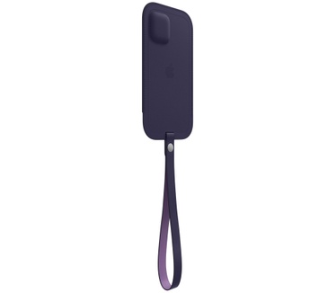 Apple Leren sleeve met MagSafe voor iPhone 12 mini Paars