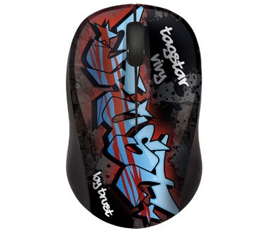 Trust Vivy Wireless Mini Mouse - Graffiti