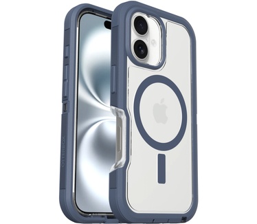 Otterbox Defender Series XT Clear voor MagSafe voor iPhone 16, Mountain Storm (iPhone 16) Transparant