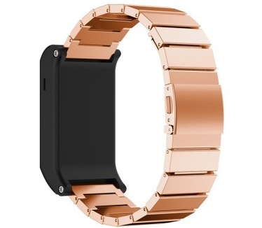 qMust Metalen armband Chain voor Garmin Vivoactive HR - Rose Gold