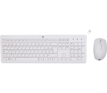 HP 230 draadloze muis- en toetsenbordcombo, Azerty BE, Wit