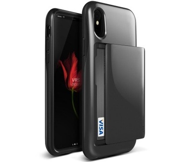 VRS Design Damda Glide Apple iPhone X Hoesje Zwart