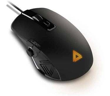 Lexip Np93 – Bedrade Muis Met Joystick Voor De Duim En Keramische Pads – 12 Programmeerbare Macro'S