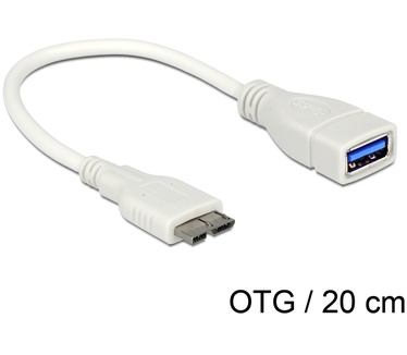 Delock 0.2m, Micro USB3.0-B - USB3.0-A