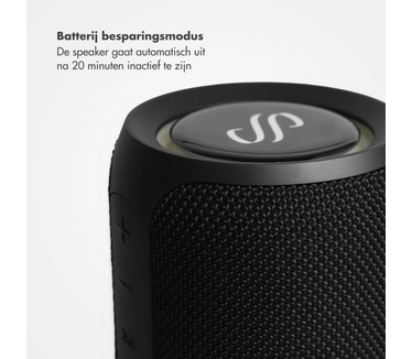Selencia AquaPlay Bluetooth Speaker - Draadloze speaker - Waterproof - Black