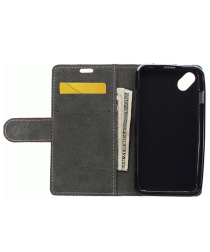 Wiko Sunset 2 Portemonnee Stand Hoesje Zwart