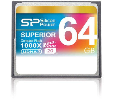 Silicon Power 64GB Compact Flash Card 1000X Superior UDMA7
