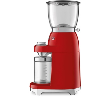 Smeg CGF11RDEU - Elektrische koffiemolen - Rood - 30 maalstanden