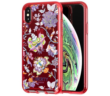 Tech21 Pure Clear ChristelleLiberty iPXs-Red