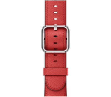 Apple Rood bandje, klassieke gesp (42 mm)