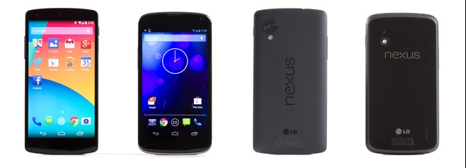Nexus 5 versus Nexus 4