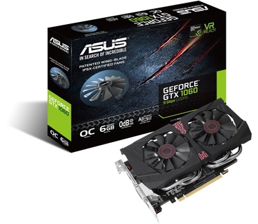 Asus GeForce GTX 1060 OC 6GB (9 Gbps)
