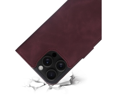 Mobiparts Classic Wallet Case Apple iPhone 16 Pro Max Velvet Red (MagSafe Compatible)