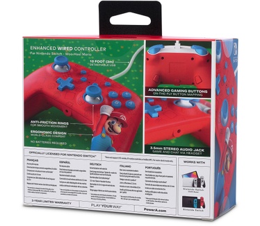 PowerA NSGP0001-01 Blauw, Rood