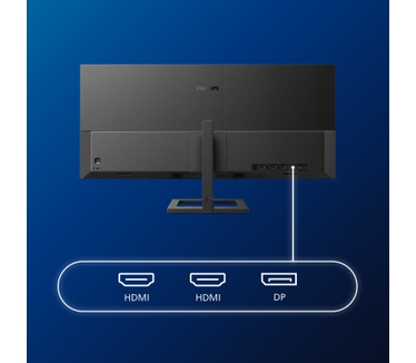 Philips E-line 345E2AE/00 Zwart