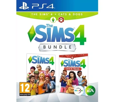 The Sims 4 plus Cats and Dogs bundle - Sony PlayStation 4 - Virtual Life
