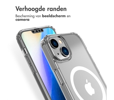 Accezz Clear Backcover met MagSafe iPhone 14 Plus - Transparant