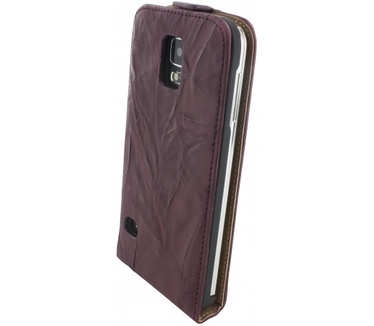 Mobiparts Vintage Flip Case Samsung Galaxy S5 Rubin