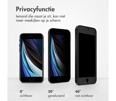 Accezz Gehard glas Privacy Screenprotector
