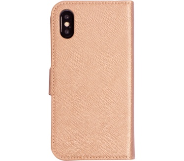 Mobiparts Saffiano Wallet Case Apple iPhone X, iPhone XS Copper
