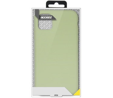 Accezz Liquid Silicone Backcover Samsung Galaxy S21 - Groen