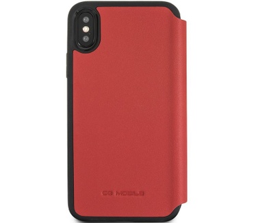 Ferrari Heritage Leather Case voor Apple iPhone X (5,8'') - Rood  Rood