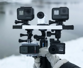 Actiecamera rig