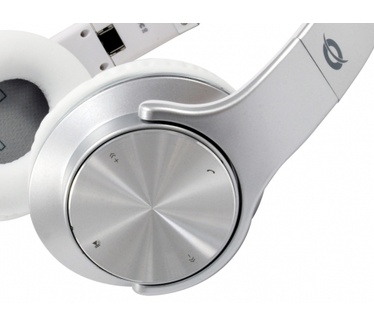 Conceptronic Wireless Bluetooth Headset Speaker (Wit, Zilver)