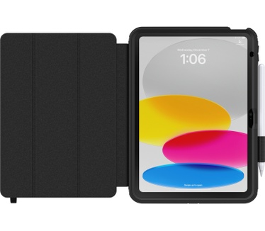 Otterbox OtterBox Defender Folio Case voor iPad 10th gen, Schokbestendige, Ultra robuuste met ingebouwde Screen Protector, 2x Getest volgens Militaire Standaard, Zwart