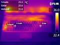 XNotebook Titan SA17 warmtebeelden film